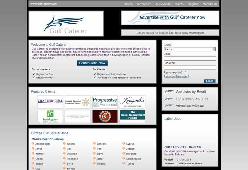 New Job Site Targets Regional Hospitality Industry Hotelier Middle East