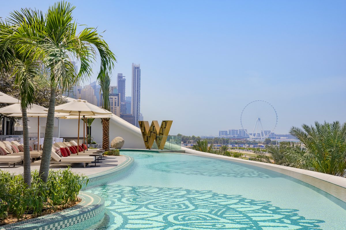 W Dubai Mina Seyahi Now Open Looks To Provide Surprising Luxury   9yT2h95B W Dubai Mina Seyahi Pool 1200x800 